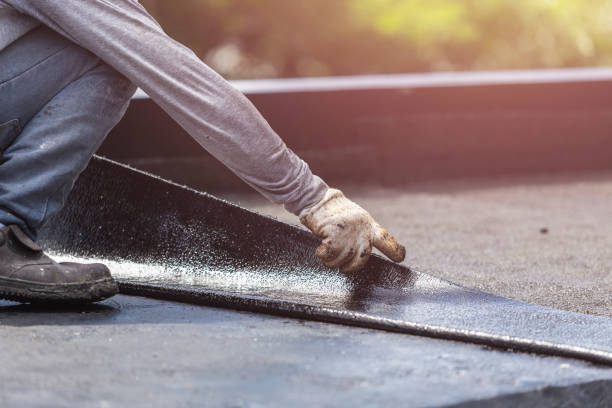 Professional Exterior Waterproofing technician working in Perry, NY